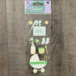 💞 New JoLee’s Baby Boy Dimensional Scrapbook Stickers